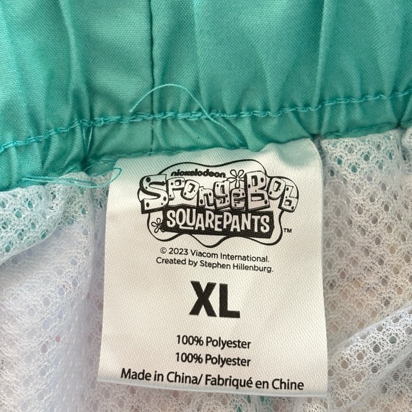 Sponge Bob Square Pants Swim Suit Trunks Shorts XL Big Kahjna Tiki Time Bar NEW! - Picture 7 of 15
